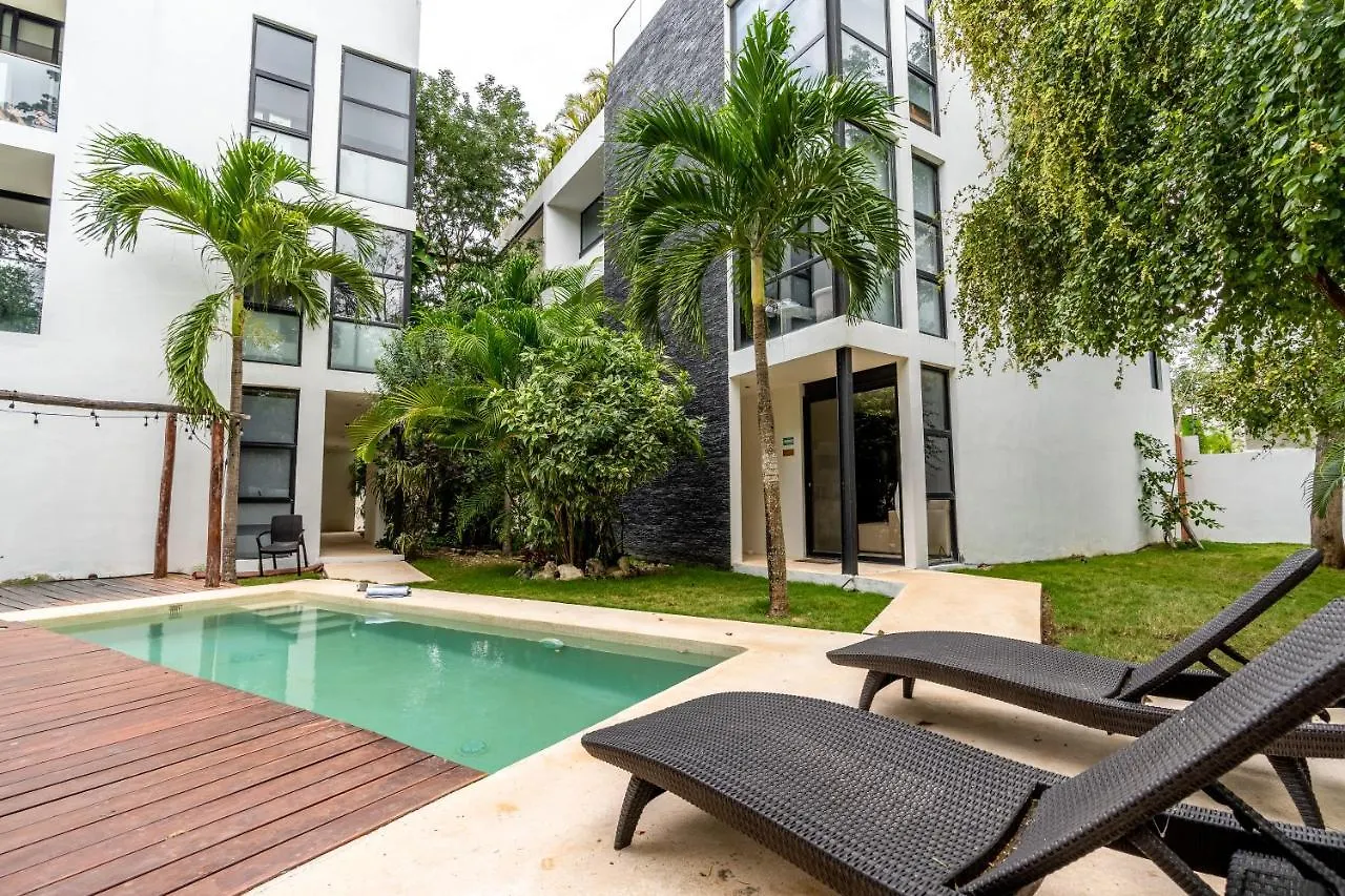 Loft Laurel Plunge Pool , Wifi, A/C, Parking Apartment Tulum Mexico